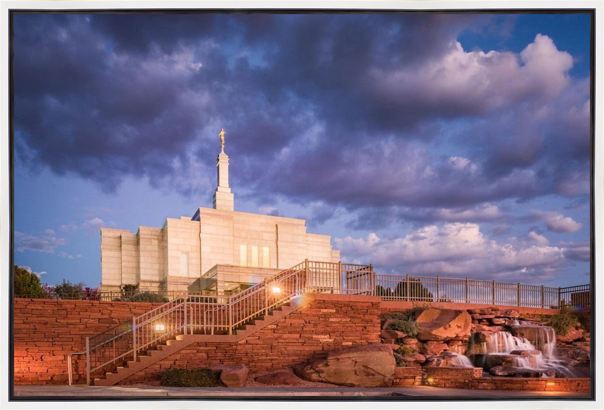 Snowflake Stairway to Heaven Gallery Wrap