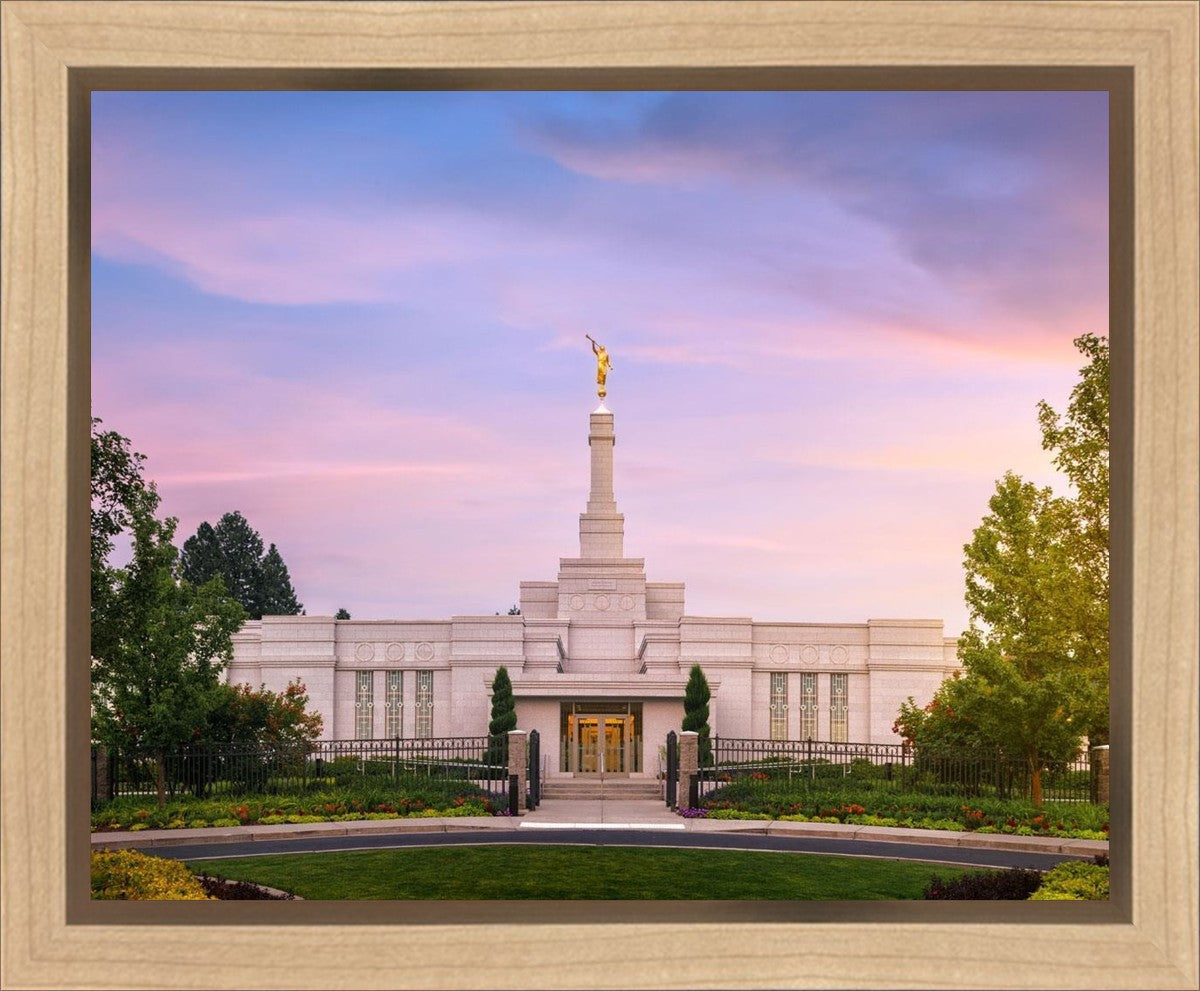 Spokane Pastel Morning Gallery Wrap