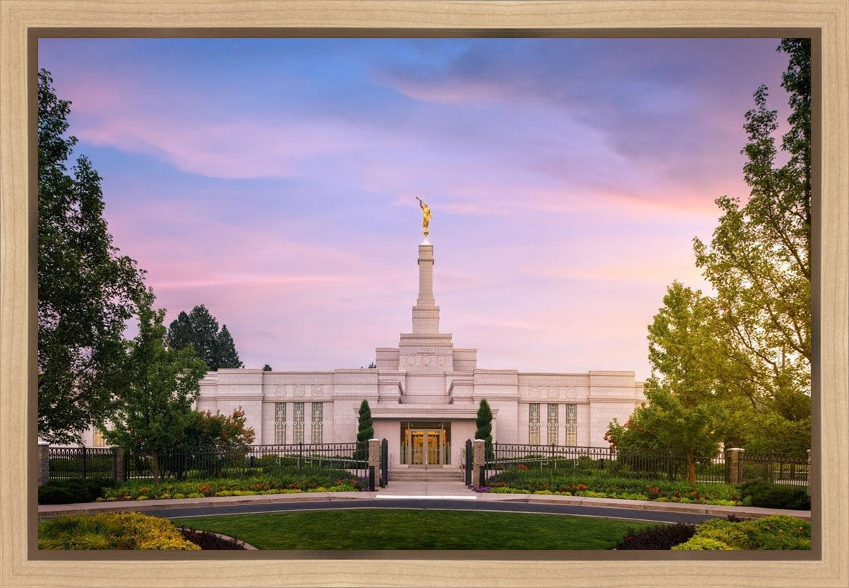 Spokane Pastel Morning Gallery Wrap