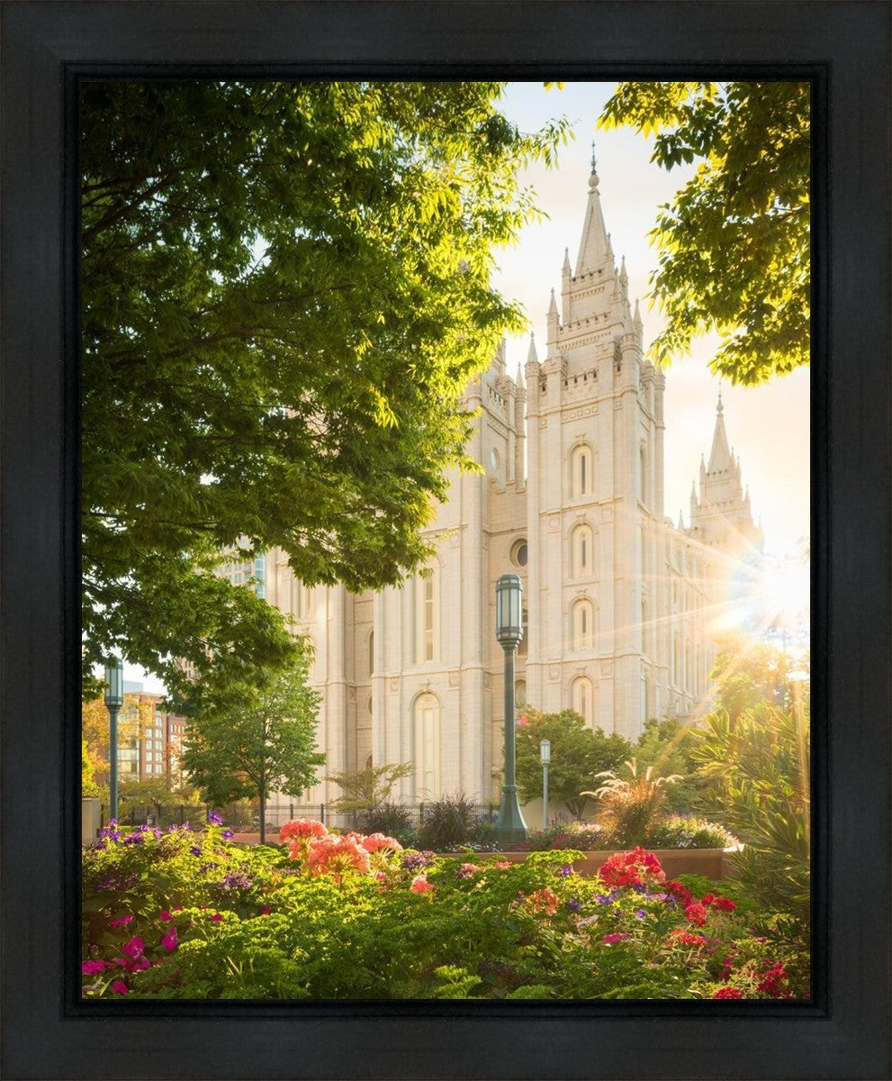 Salt Lake - The Lord is My Light (Vertical) Gallery Wrap