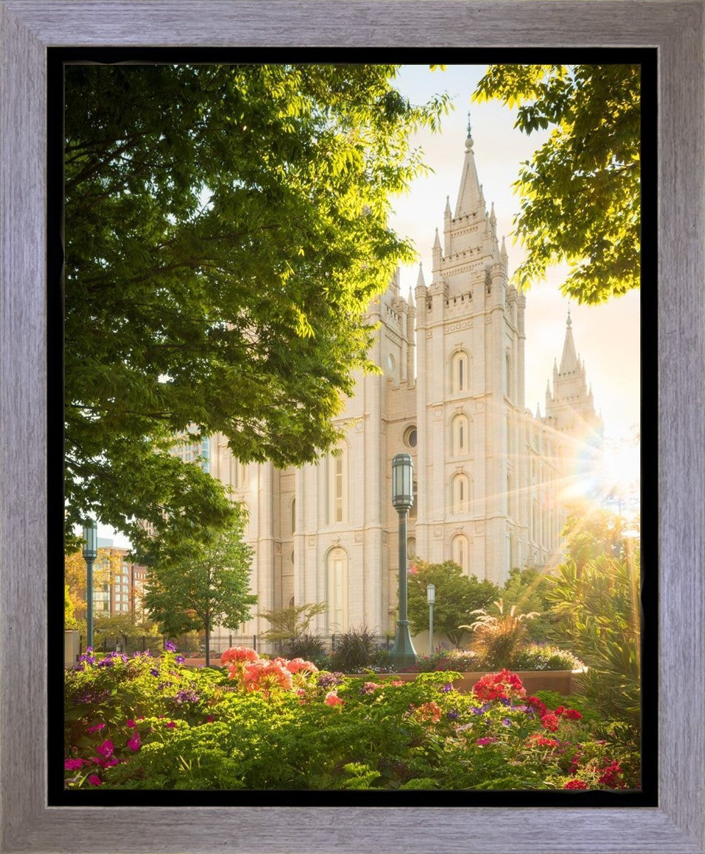 Salt Lake - The Lord is My Light (Vertical) Gallery Wrap