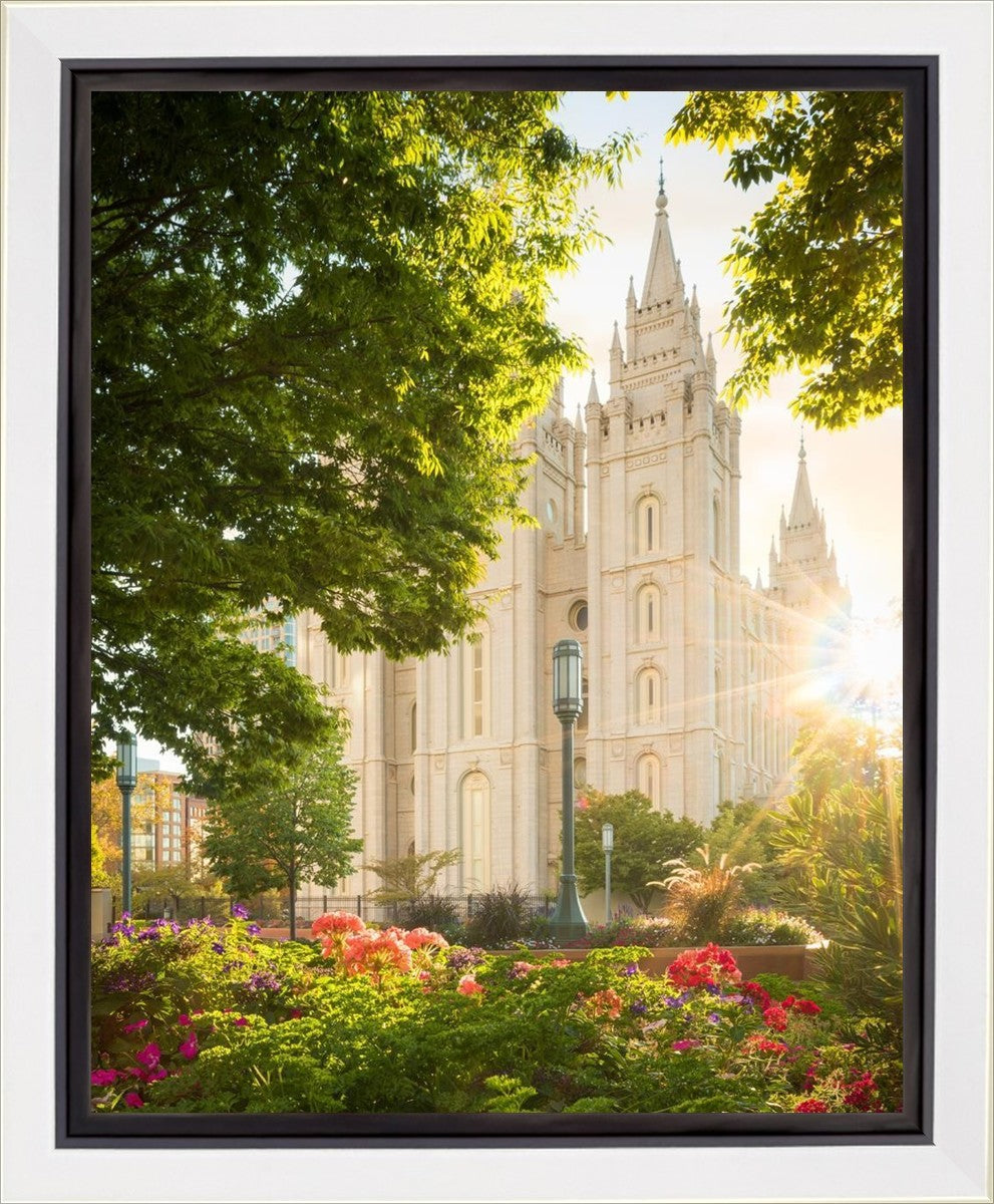 Salt Lake - The Lord is My Light (Vertical) Gallery Wrap