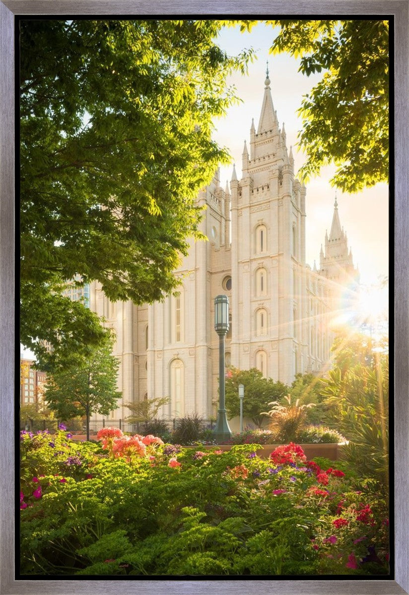 Salt Lake - The Lord is My Light (Vertical) Gallery Wrap