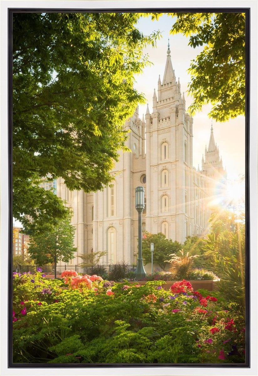 Salt Lake - The Lord is My Light (Vertical) Gallery Wrap