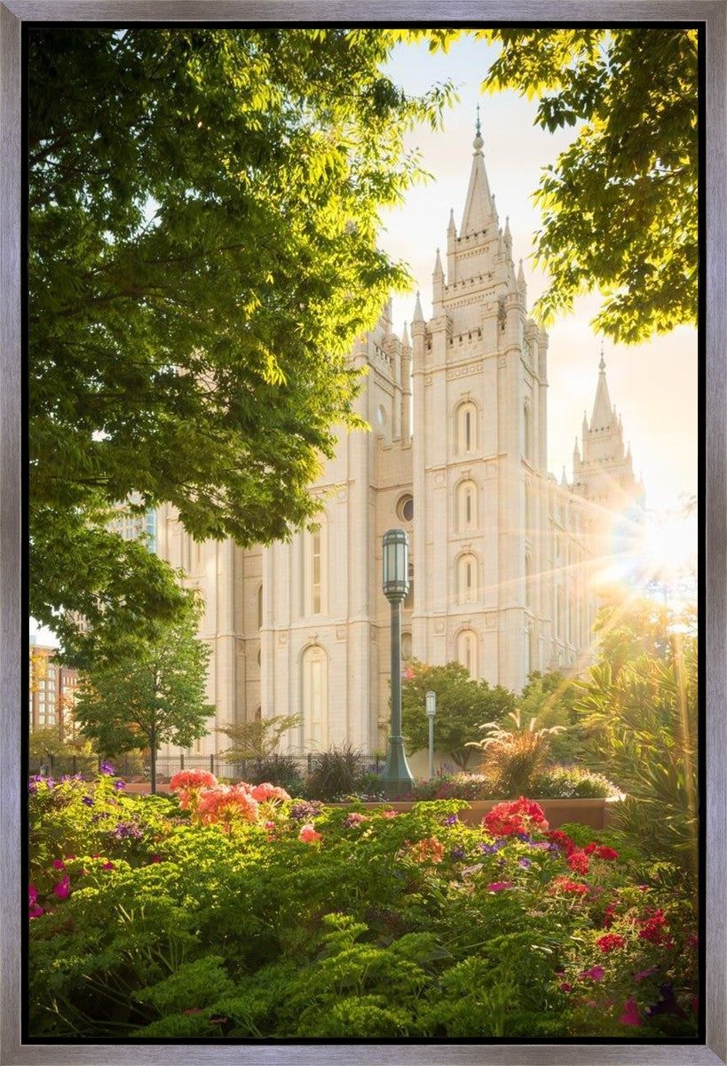 Salt Lake - The Lord is My Light (Vertical) Gallery Wrap
