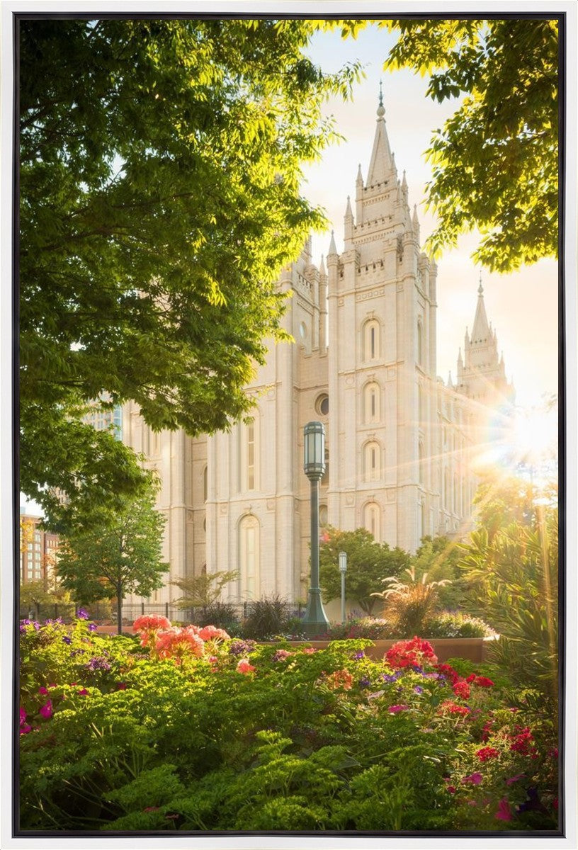 Salt Lake - The Lord is My Light (Vertical) Gallery Wrap
