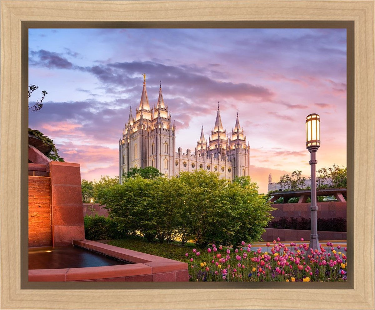 Salt Lake City This is the Place Gallery Wrap