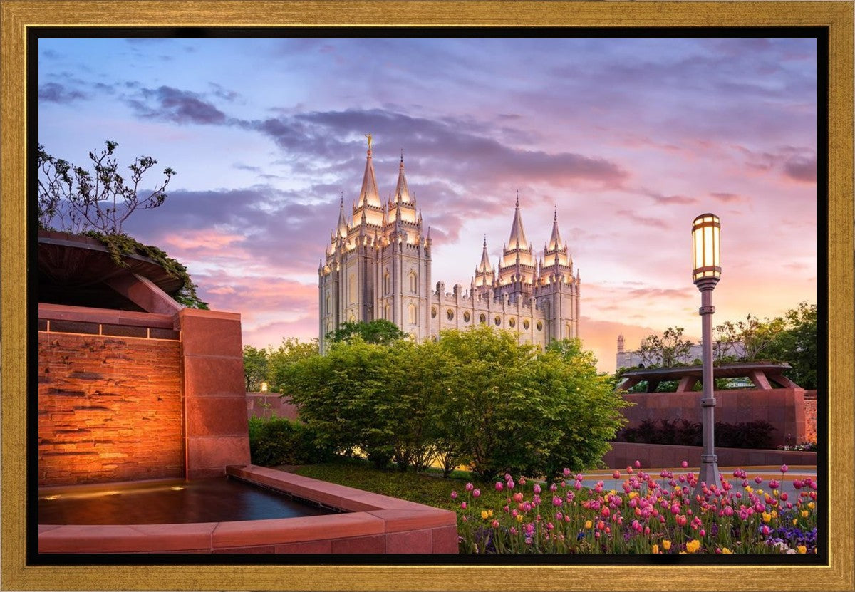 Salt Lake City This is the Place Gallery Wrap
