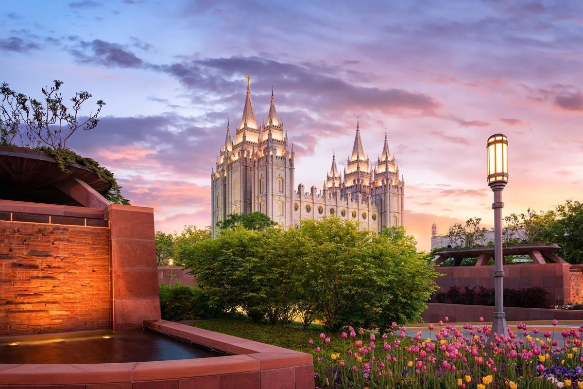 Salt Lake City This is the Place Gallery Wrap