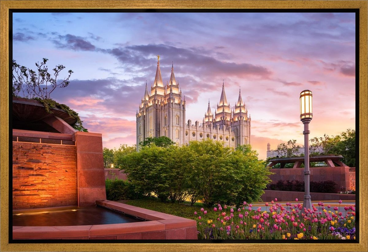 Salt Lake City This is the Place Gallery Wrap