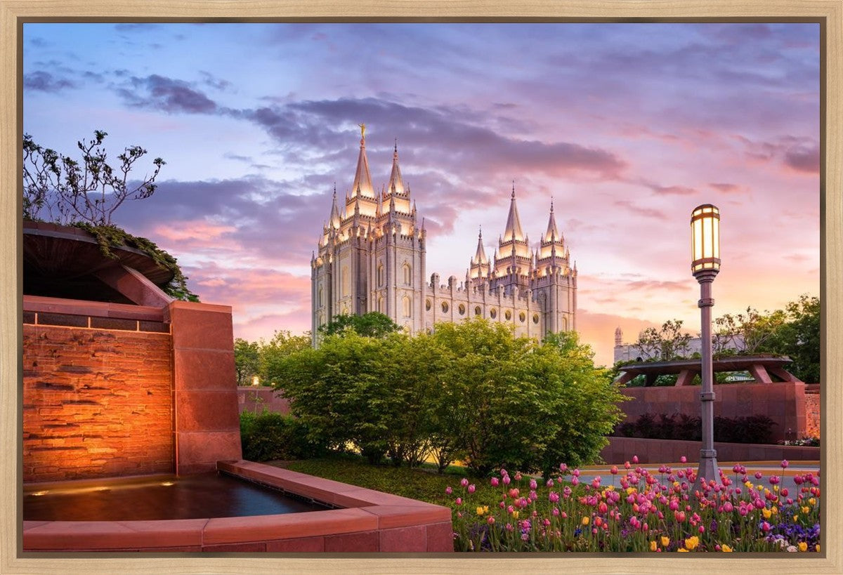 Salt Lake City This is the Place Gallery Wrap