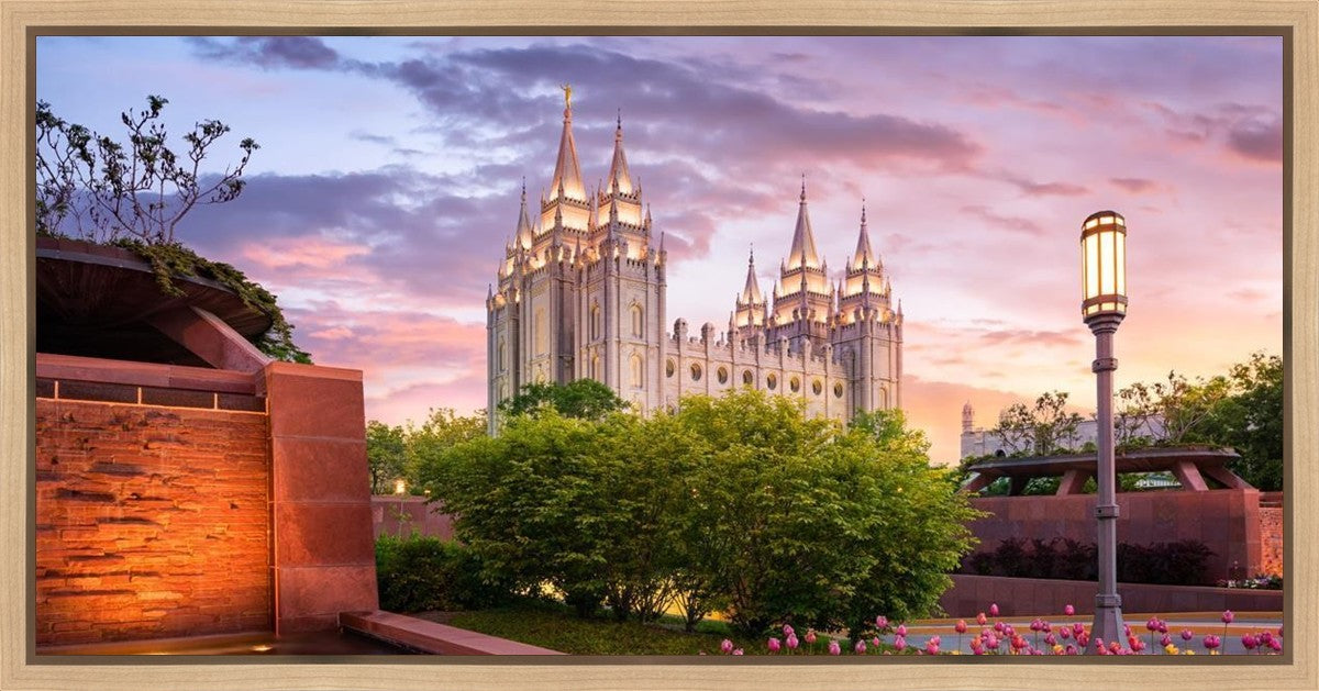 Salt Lake City This is the Place Gallery Wrap