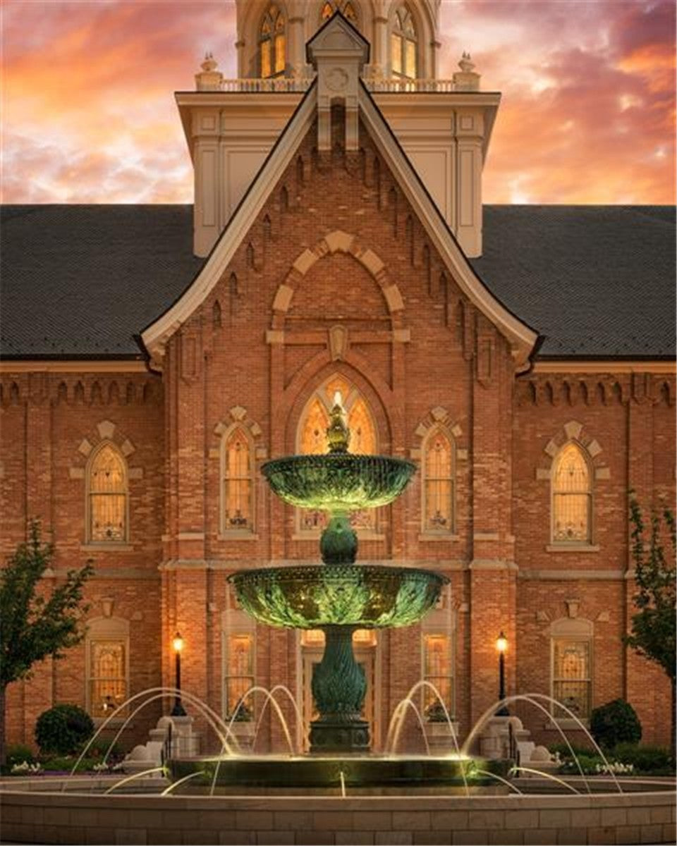 Provo City Center Fountain of Truth Gallery Wrap