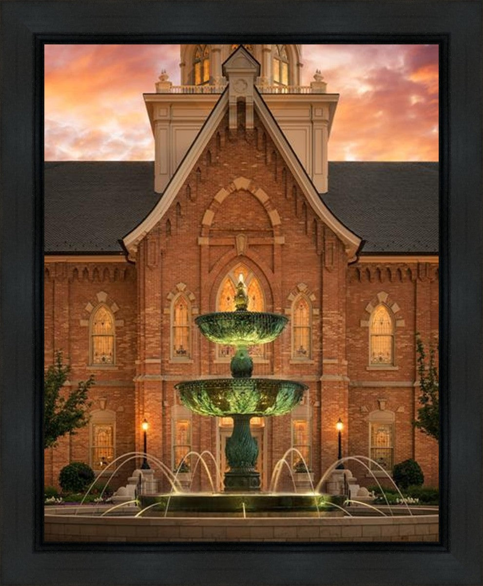 Provo City Center Fountain of Truth Gallery Wrap