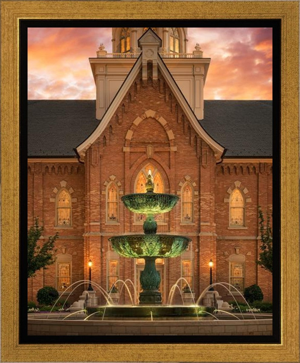 Provo City Center Fountain of Truth Gallery Wrap