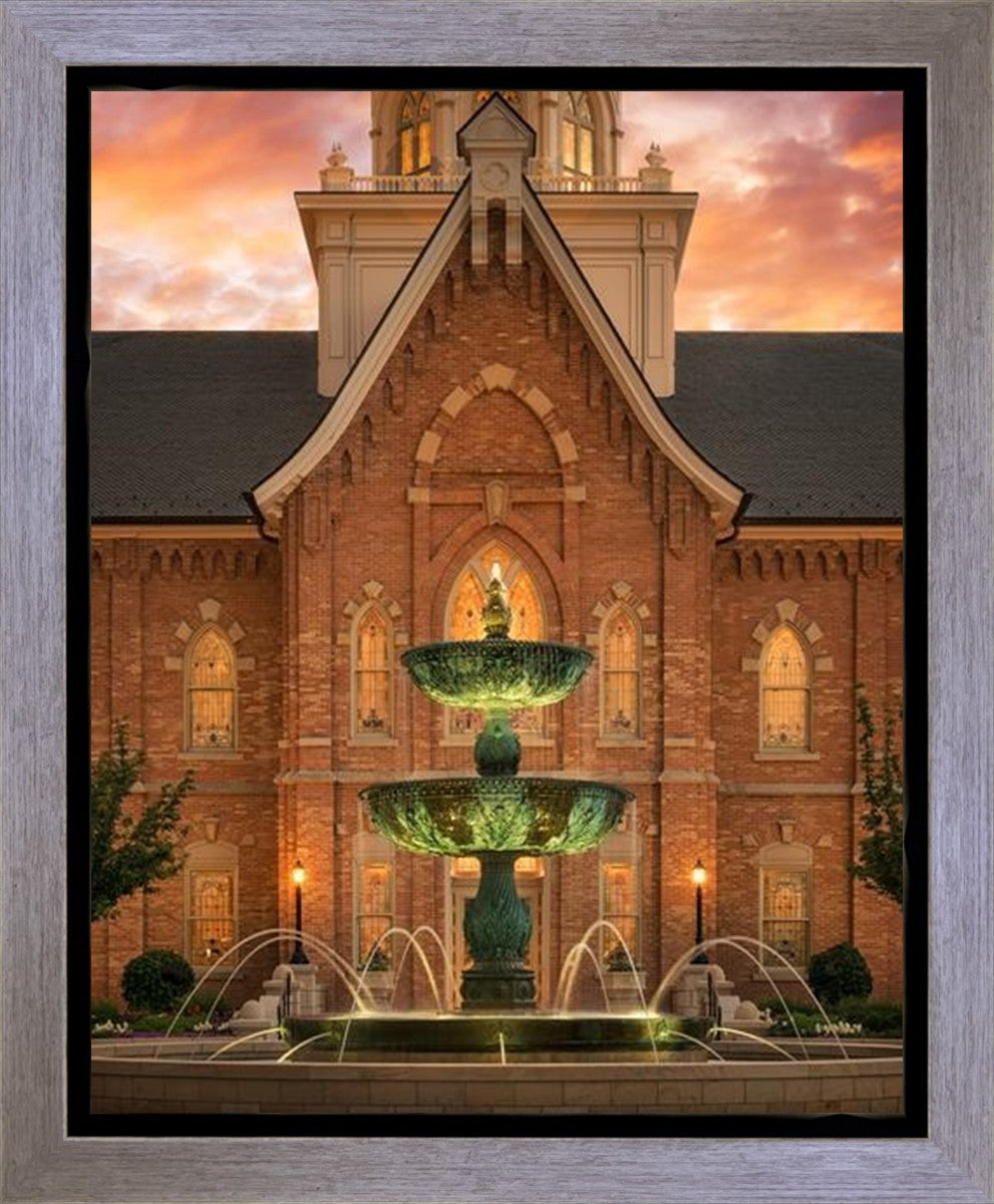 Provo City Center Fountain of Truth Gallery Wrap