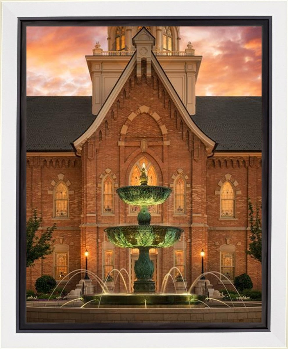 Provo City Center Fountain of Truth Gallery Wrap