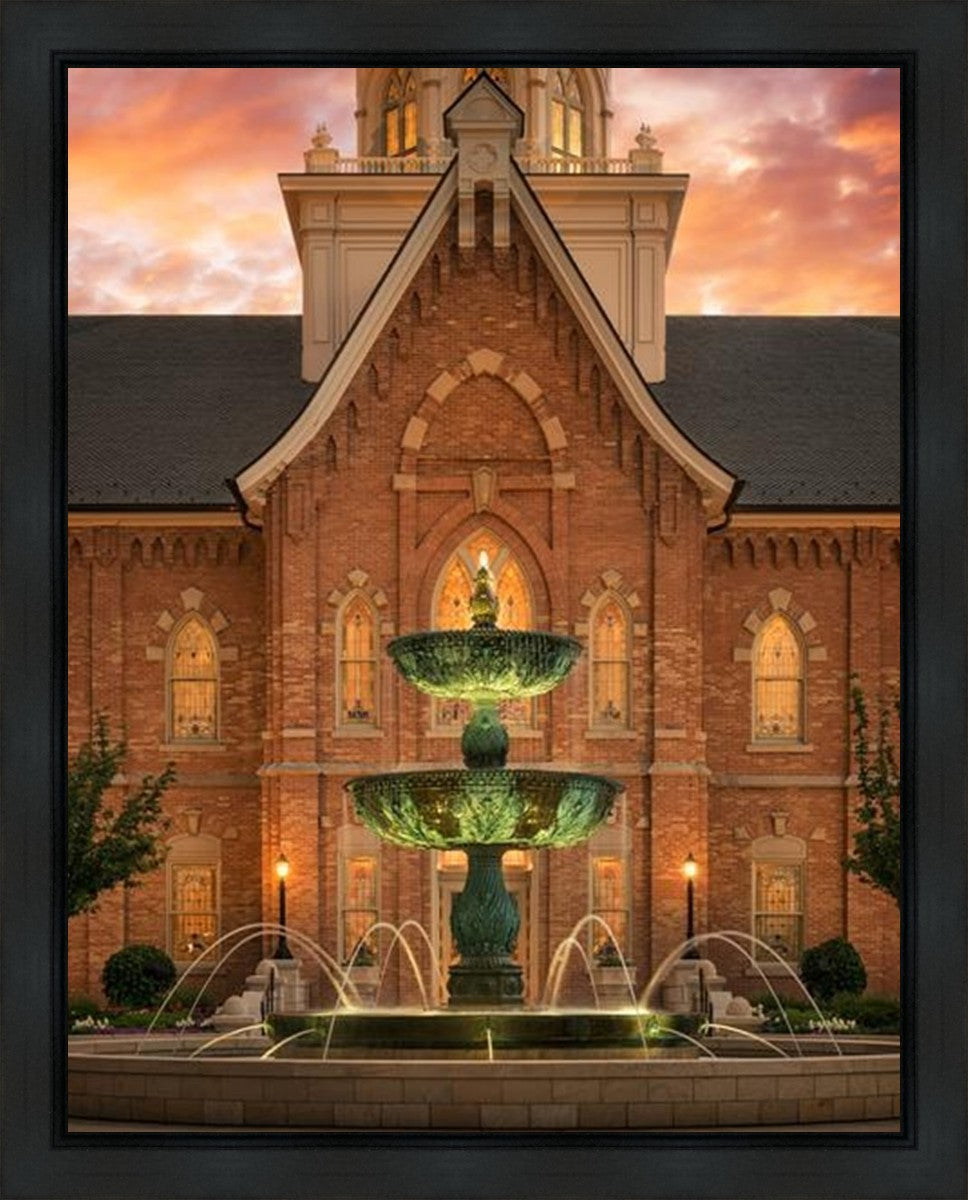 Provo City Center Fountain of Truth Gallery Wrap