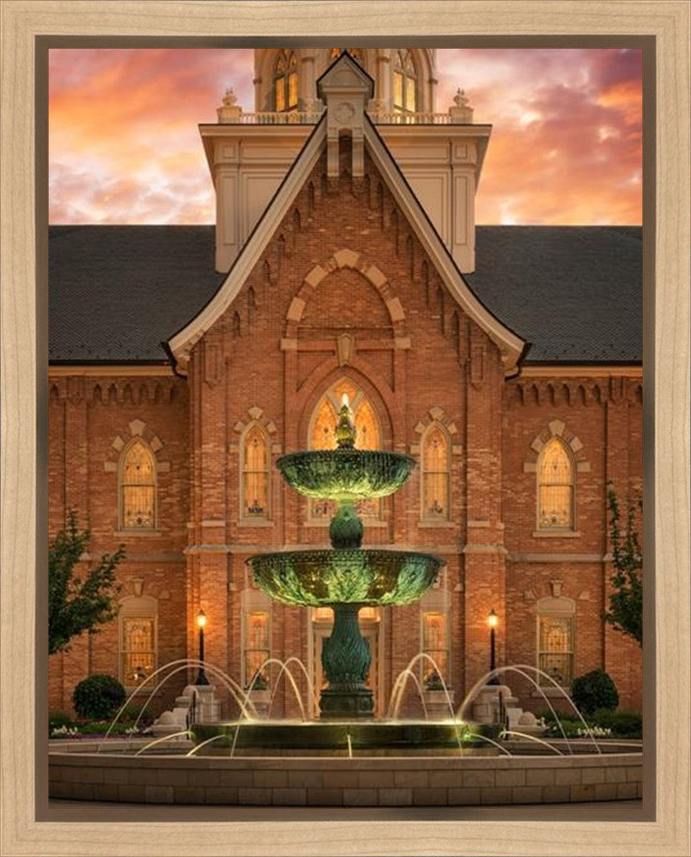 Provo City Center Fountain of Truth Gallery Wrap