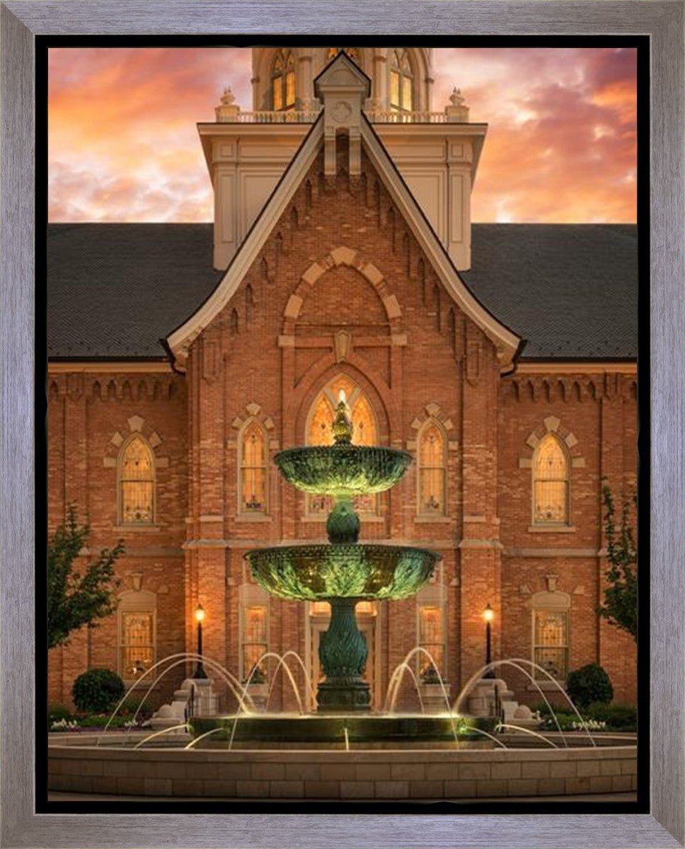 Provo City Center Fountain of Truth Gallery Wrap