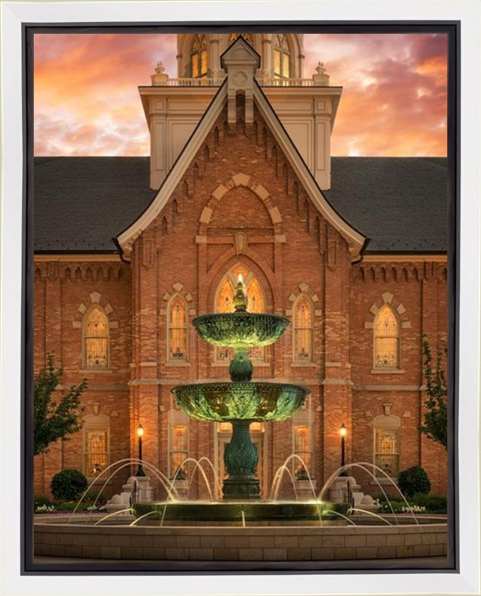 Provo City Center Fountain of Truth Gallery Wrap
