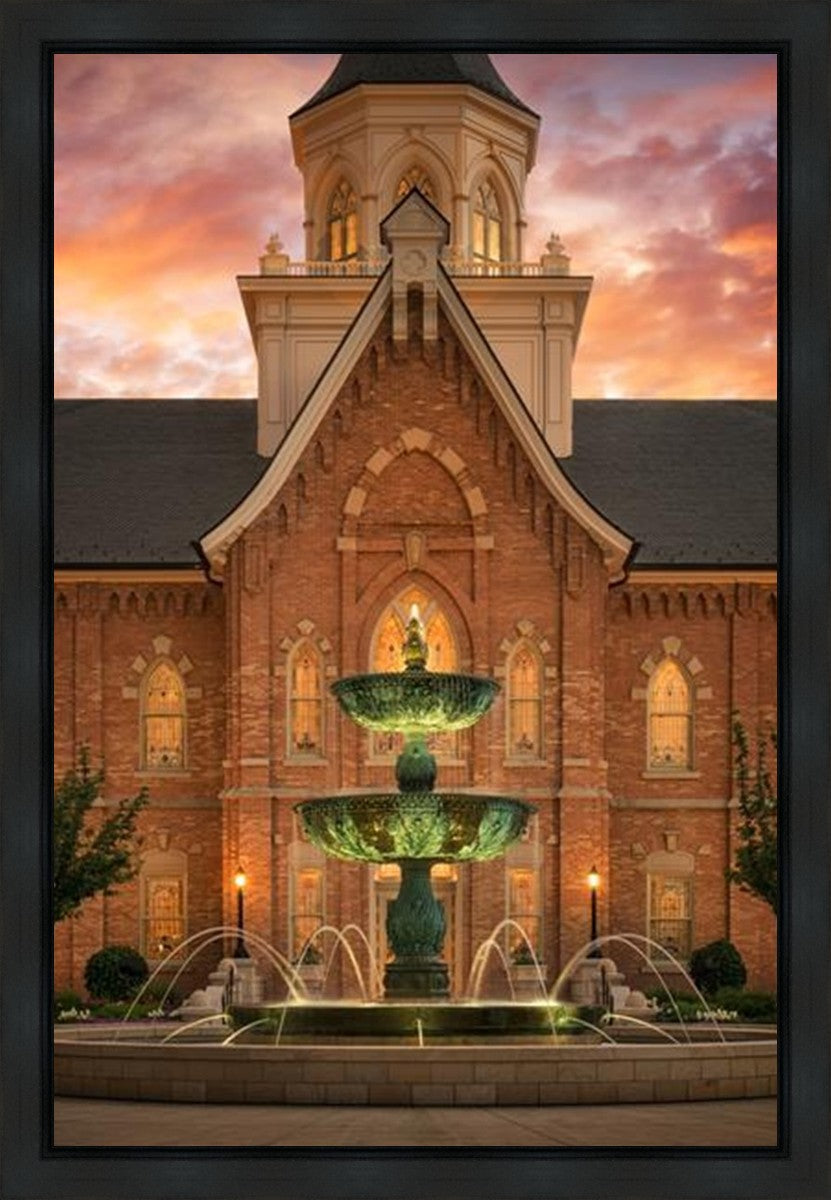 Provo City Center Fountain of Truth Gallery Wrap