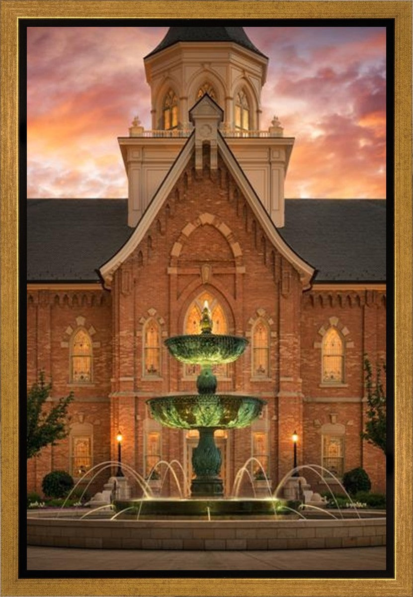 Provo City Center Fountain of Truth Gallery Wrap