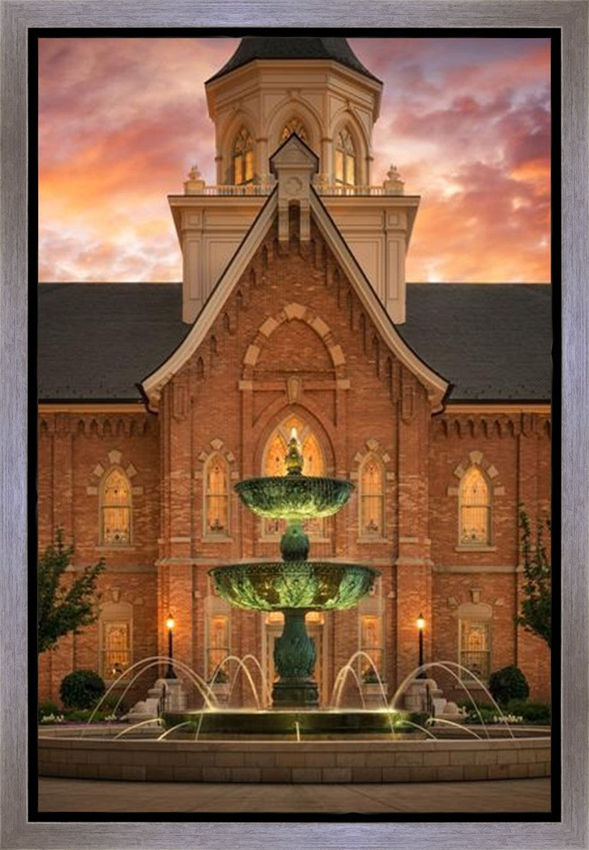Provo City Center Fountain of Truth Gallery Wrap