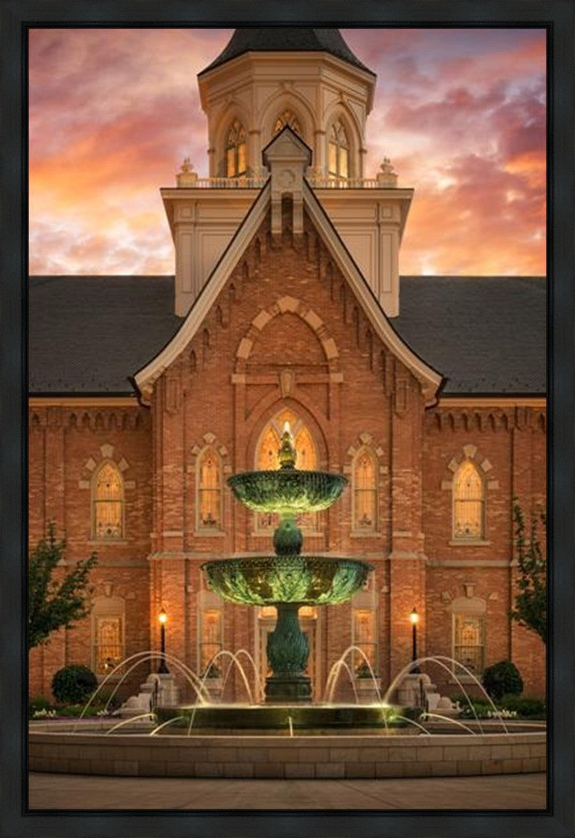 Provo City Center Fountain of Truth Gallery Wrap