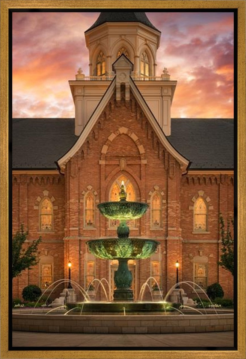 Provo City Center Fountain of Truth Gallery Wrap