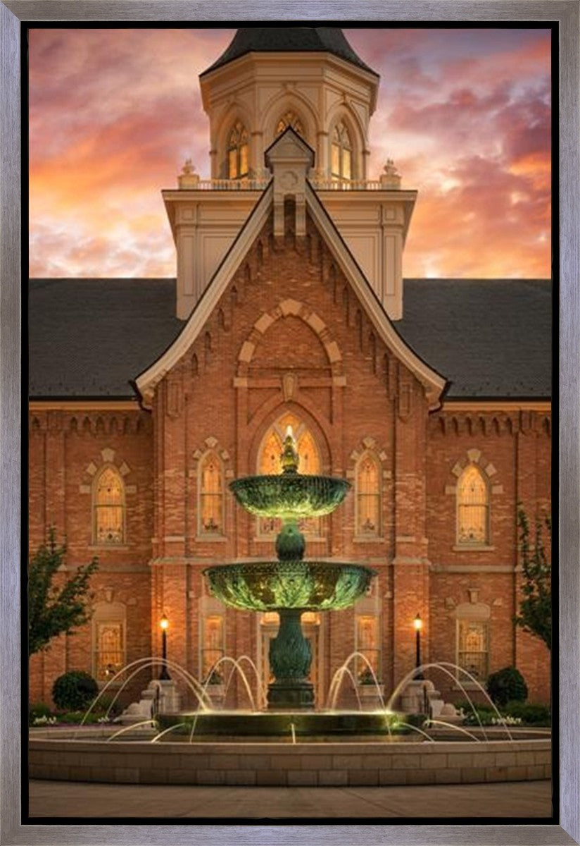 Provo City Center Fountain of Truth Gallery Wrap