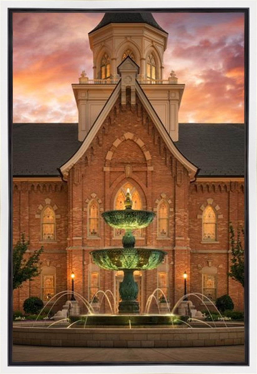 Provo City Center Fountain of Truth Gallery Wrap