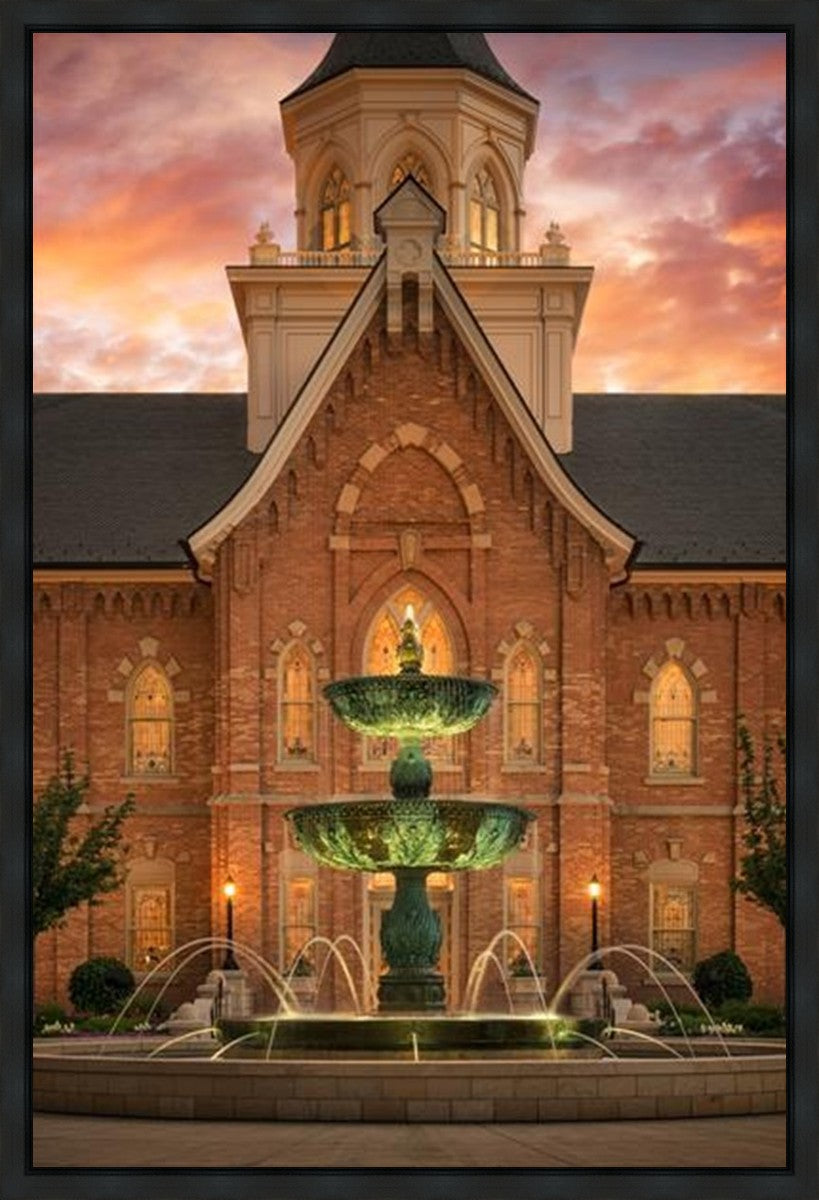 Provo City Center Fountain of Truth Gallery Wrap