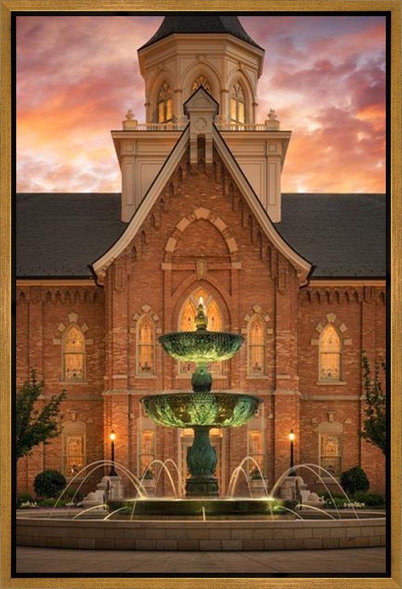 Provo City Center Fountain of Truth Gallery Wrap