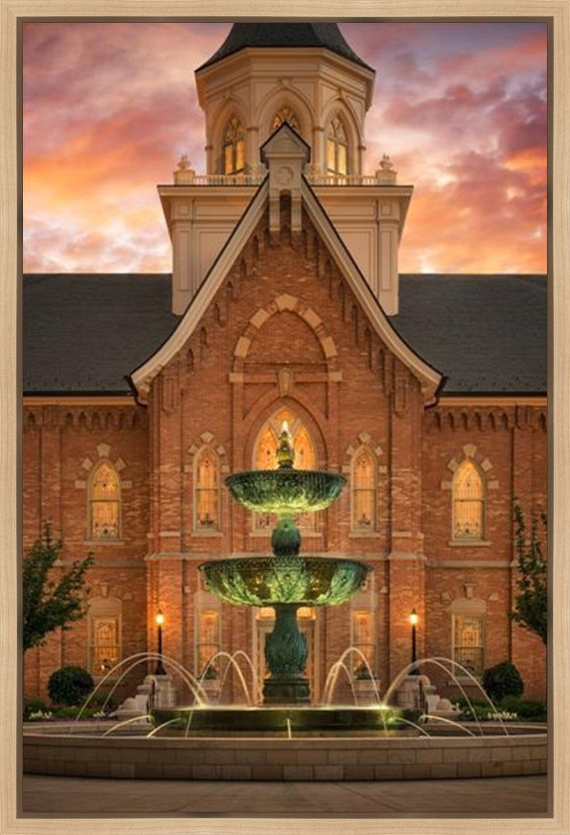 Provo City Center Fountain of Truth Gallery Wrap