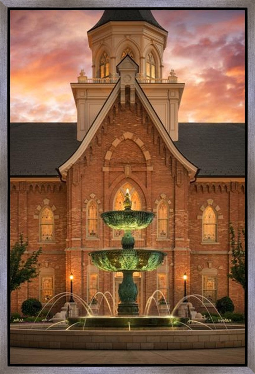 Provo City Center Fountain of Truth Gallery Wrap
