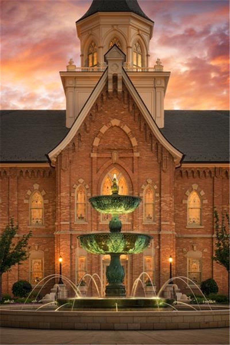 Provo City Center Fountain of Truth Gallery Wrap