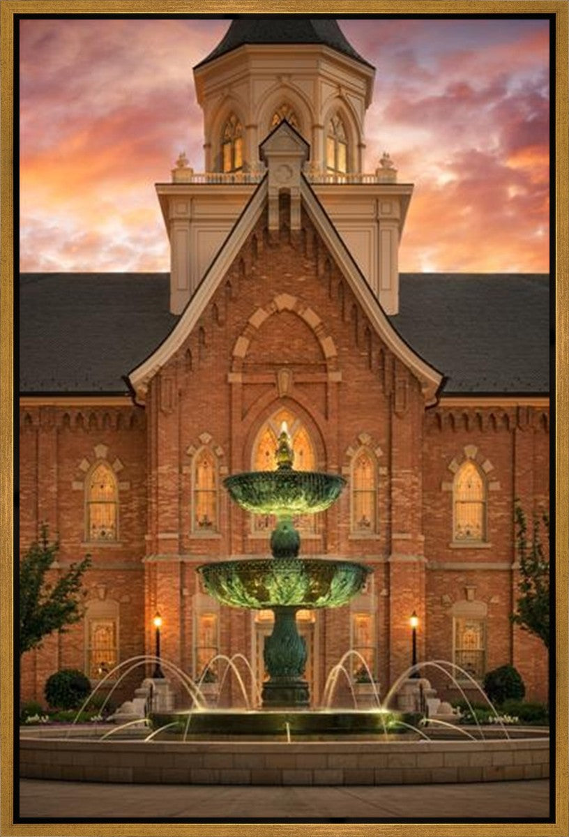 Provo City Center Fountain of Truth Gallery Wrap