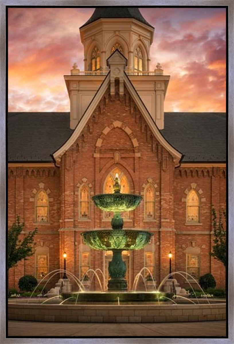 Provo City Center Fountain of Truth Gallery Wrap
