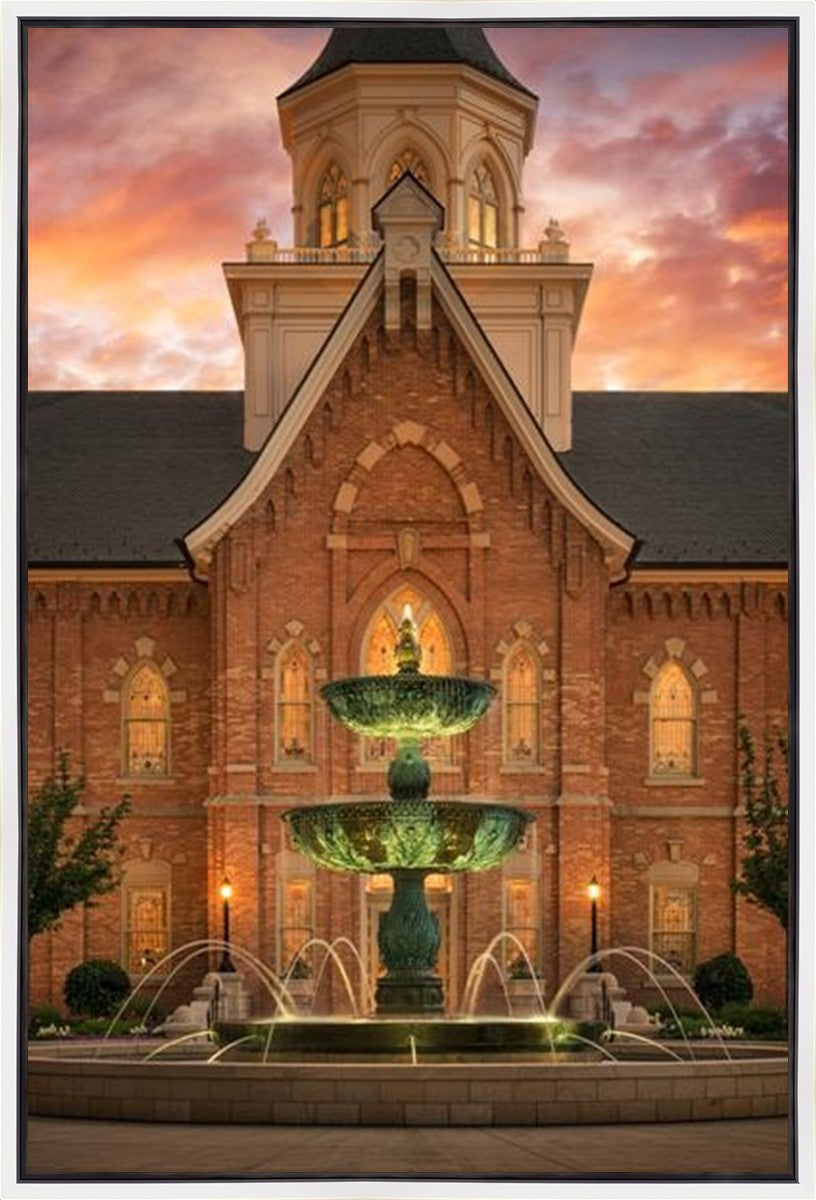 Provo City Center Fountain of Truth Gallery Wrap
