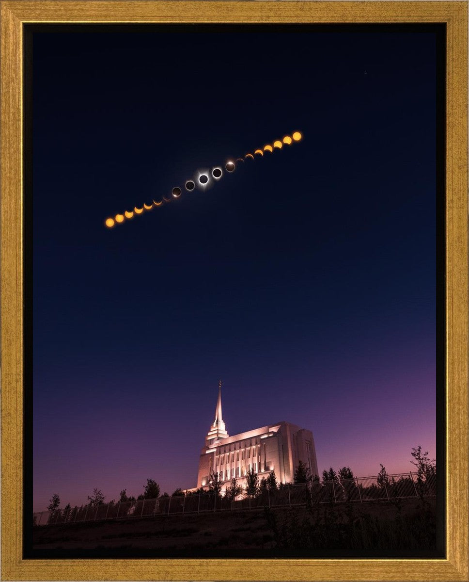 Rexburg Eclipse Phases Gallery Wrap