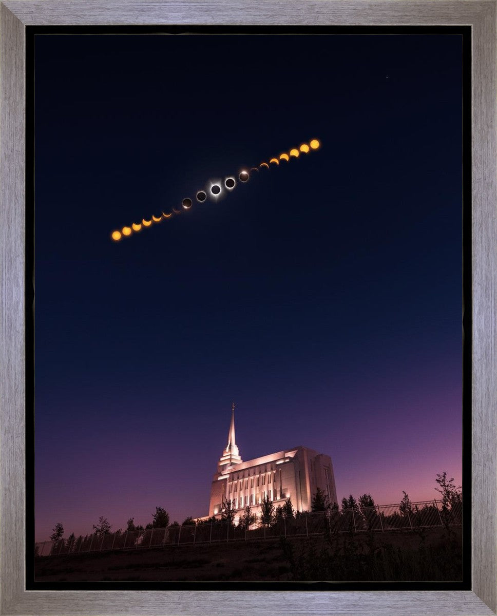 Rexburg Eclipse Phases Gallery Wrap