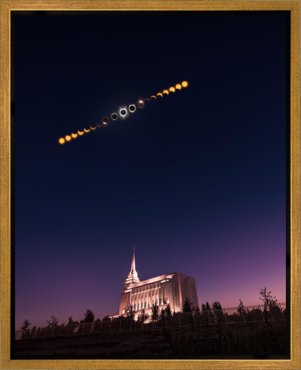 Rexburg Eclipse Phases Gallery Wrap