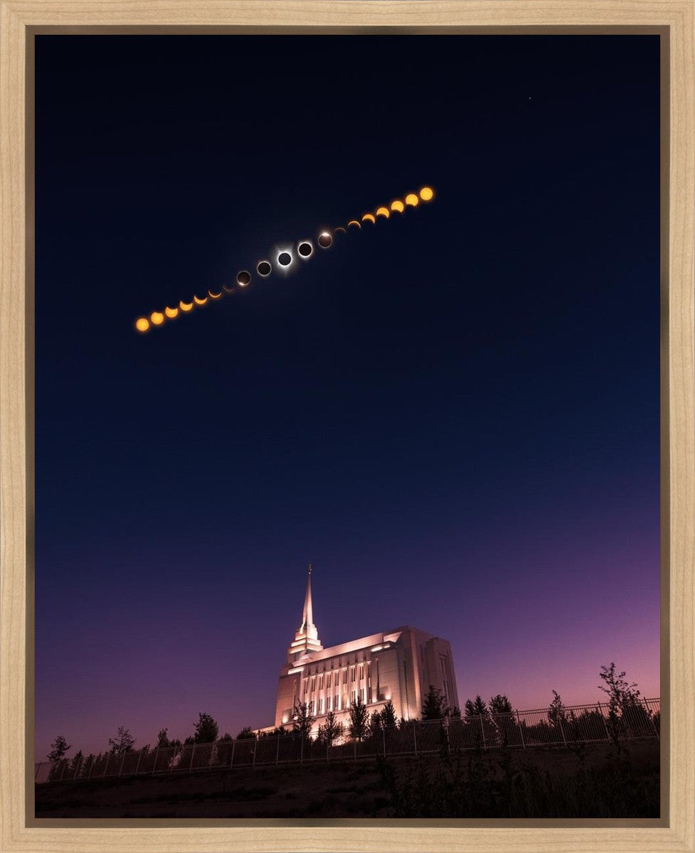Rexburg Eclipse Phases Gallery Wrap