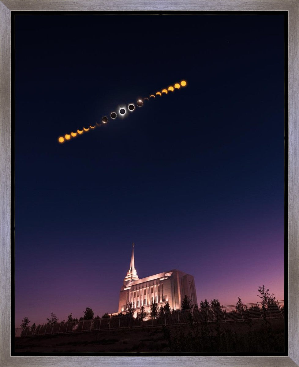 Rexburg Eclipse Phases Gallery Wrap