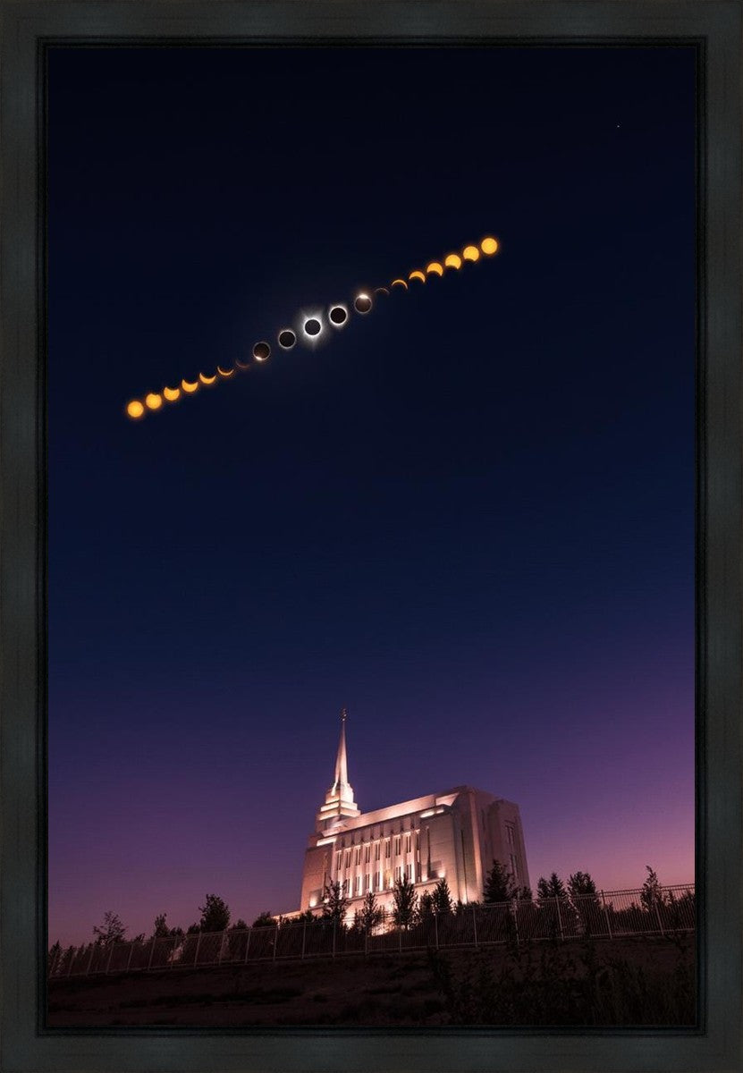 Rexburg Eclipse Phases Gallery Wrap