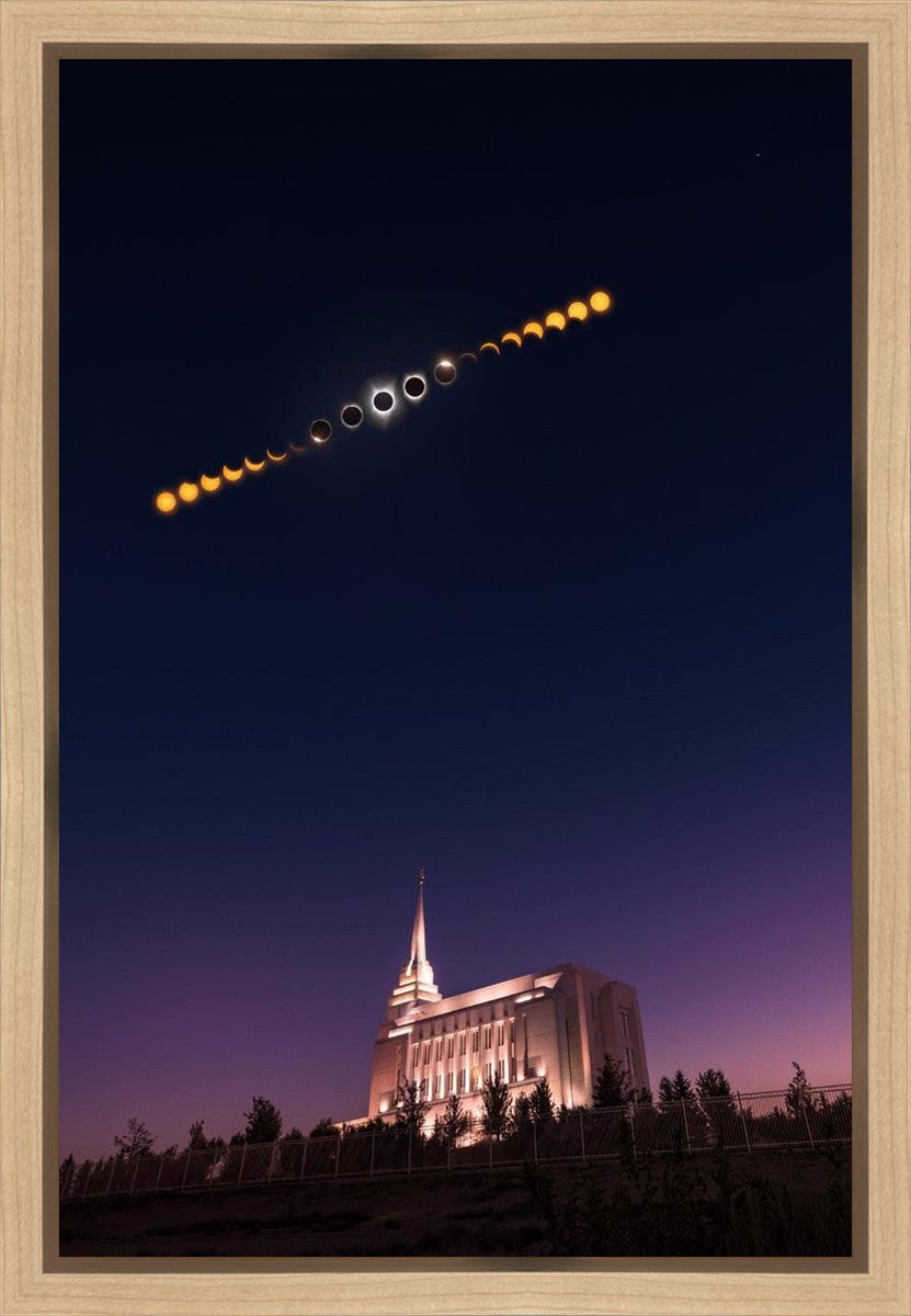 Rexburg Eclipse Phases Gallery Wrap