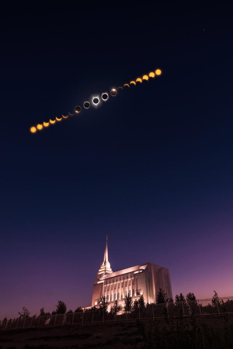 Rexburg Eclipse Phases Gallery Wrap