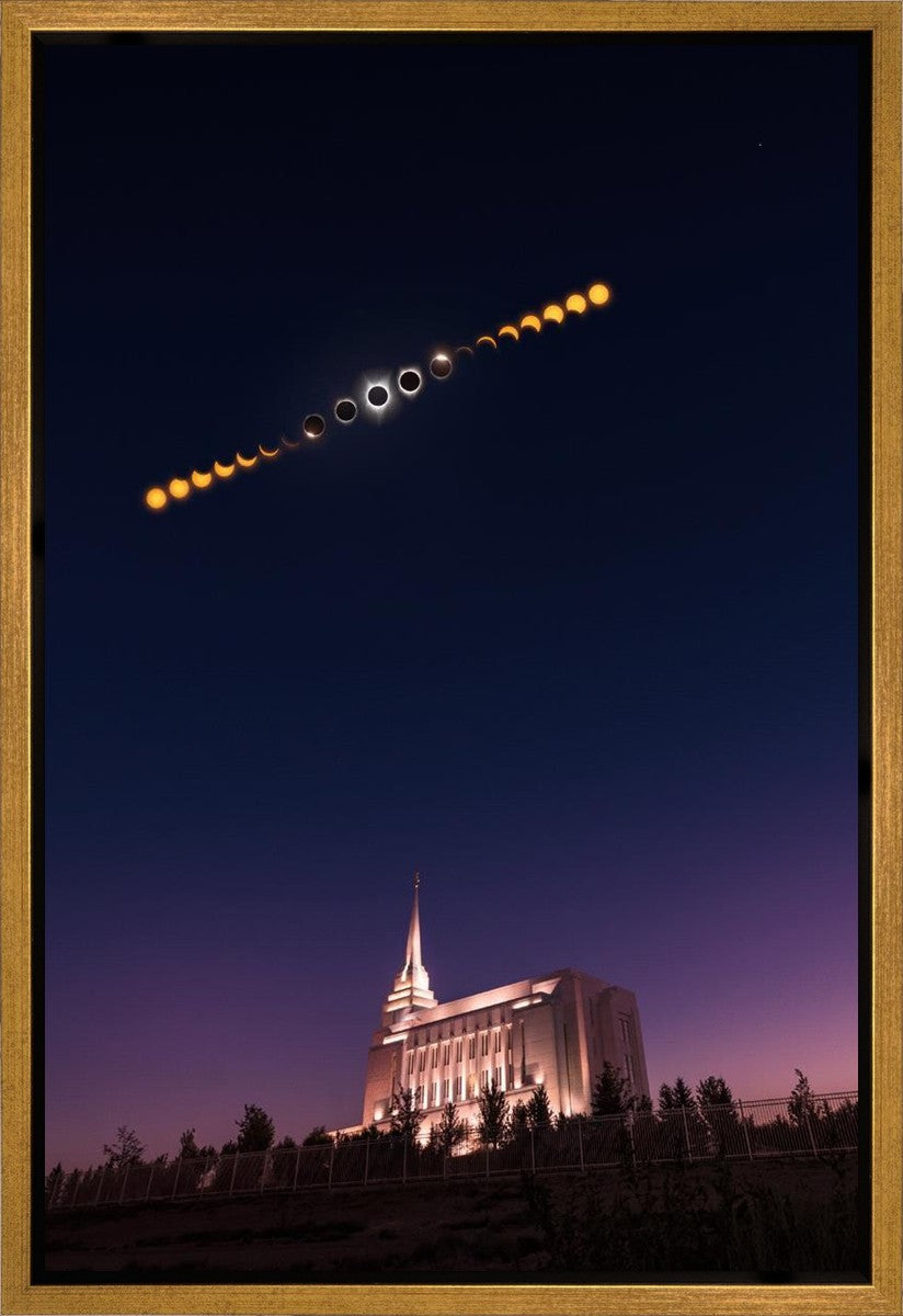 Rexburg Eclipse Phases Gallery Wrap