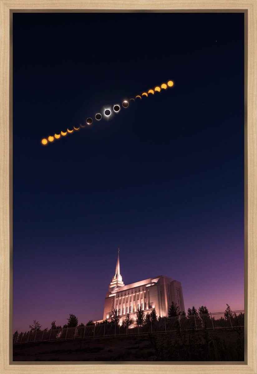 Rexburg Eclipse Phases Gallery Wrap